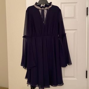 ASOS maternity dress, royal blue